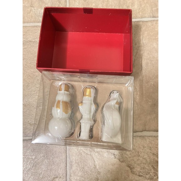 STARBUCKS 2012 Christmas Tree Ornaments Decor~Fox~Snowman~Nutcracker,  new‎ - Picture 2 of 7